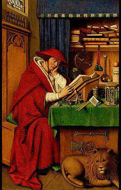 Jan Van Eyck Saint Jerome in His Study France oil painting art